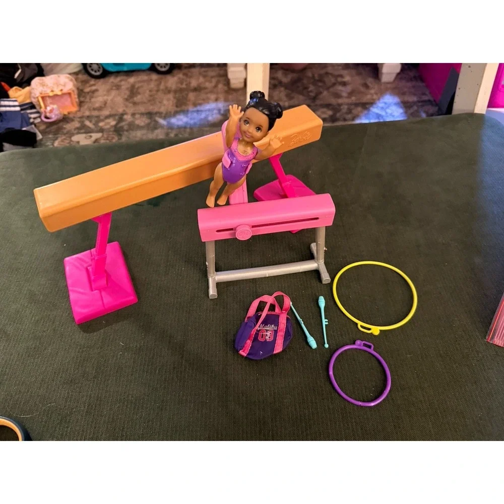 Barbie You Can Be Anything - Gymnastic Set With Toddler